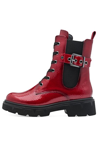 Marco Tozzi Damen Elegante Stiefelette 2-25249-45 Rot 566 Dk. Red Patent Kunstleder Mit Mt Feel