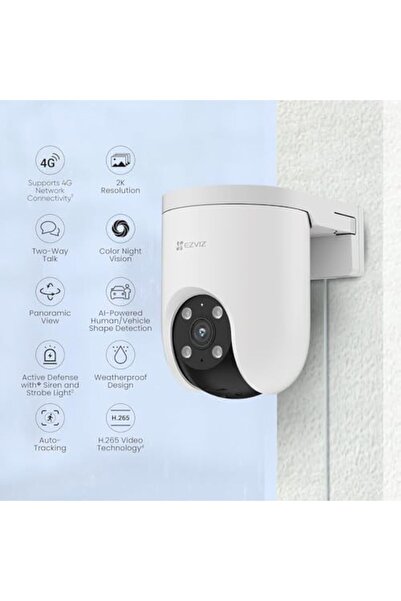 EZVIZ كاميرا H8C 4G 2K Pan & Tilt