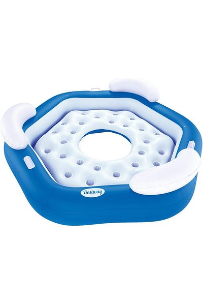 BESTWAY CoolerZ Inflatable Water Sport X3 Island 1.99mx1.76m 43111