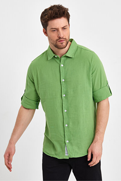 Weyeze Linen Ae-Y13007Lns Basic Shirt
