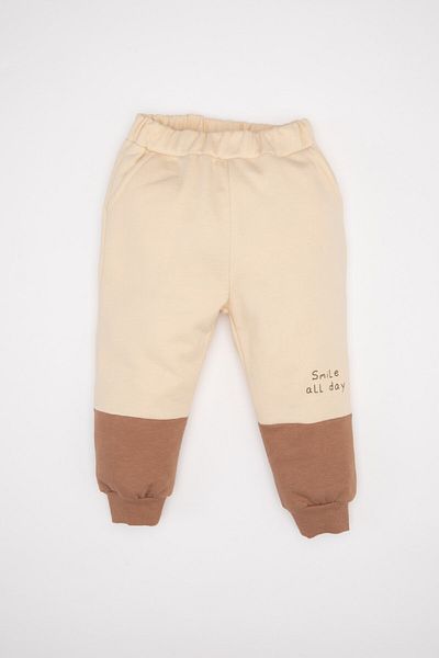 DeFacto Hooded Printed Sweatshirt and Elastic Waist Jogger Sweatpants for Baby Boy - D4698A524Au