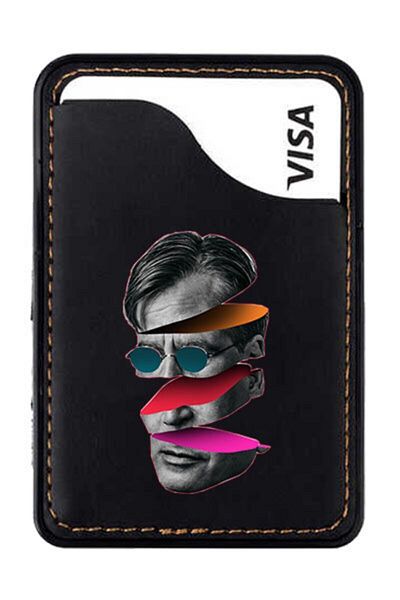 cupcase Leather 3m Tape Card Holder for iPhone 5 5S Se 6 6S 7 8 Compatible Plus X Xr XS Max - Ilizyon Adam