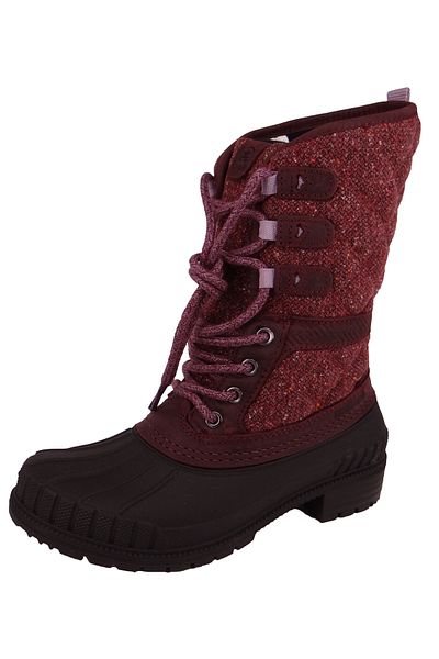 Kamik Damen Winterstiefel Winterschuhe Sienna 3 Nk2476 Rosa Burgundy Leder/synthetik Mit Dover Laufsohleev