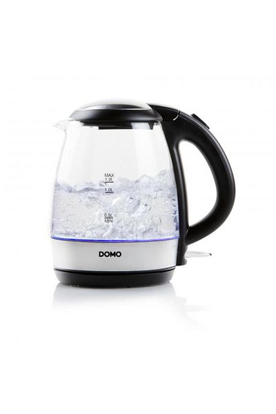 Domo Skleněná konvice na vodu DO9218WK, 1,2 l, 2200 W