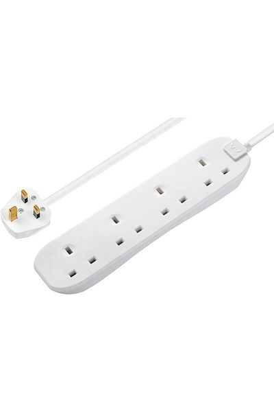 Masterplug 4 Socket 3 Meter Extension Lead 13 A
