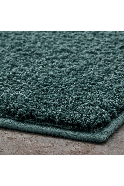 IKEA BACKMÅRA Turquoise Bath Mat – 50x80 cm | Soft, Quick-Dry & Non-Slip Bathroom Rug