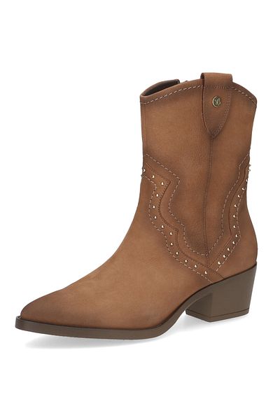 Caprice Damen Elegante Stiefelette Western 9-25315-43 Braun 351 Camel Nubuc Leder mit CAP Airmotion