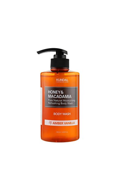Kundal غسول الجسم المنعش والمرطب الطبيعي النقي بالعسل والمكاديميا برائحة العن...