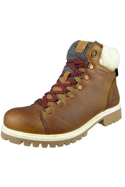 Kamik Damen Winterstiefel Wanderschuhe Winterschuhe Rogue Hike 3 WK2082 Braun Cognac Leder mit ASPEN Laufs