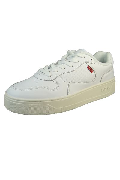 Levi's Herren Sneaker Low Glide Low Top 235200-713 Weiß 51 White Leder