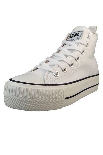British Knights Damen Mid Sneaker Kaya Mid High Top B49-3709 Weiß 02 White Textil
