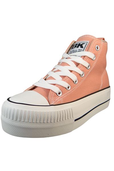 British Knights Damen High Sneaker Kaya Mid High Top B49-3701 Rosa 05 Pink Textil