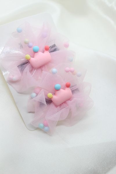 CLARİS Princess Crown Girl's Tulle School Buckle