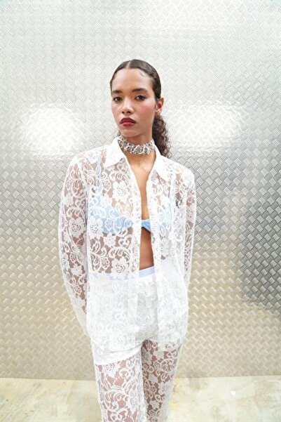 buğrahayalin Beluga Lace Pant Suit 9589-08