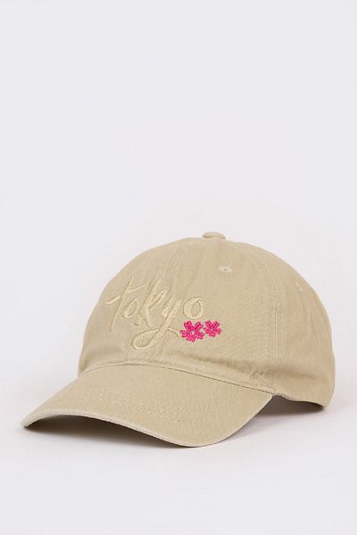DeFacto Girl's Embroidered Cotton Cap Hat D5321A825Sm