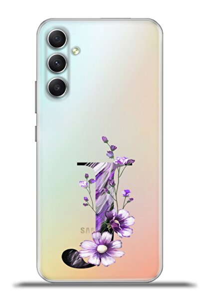 OPPO Samsung Galaxy A34 5g Kılıf Esnek Silikon Kamera Koruma Kişiye Özel Harf...