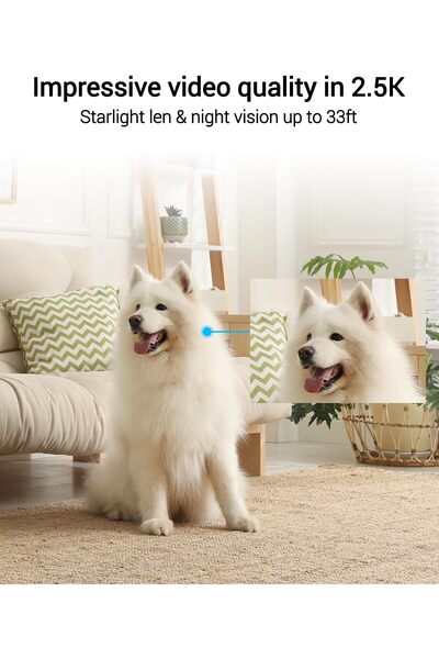 EZVIZ C6 2K+ Indoor Smart Wi‑Fi PT Camera