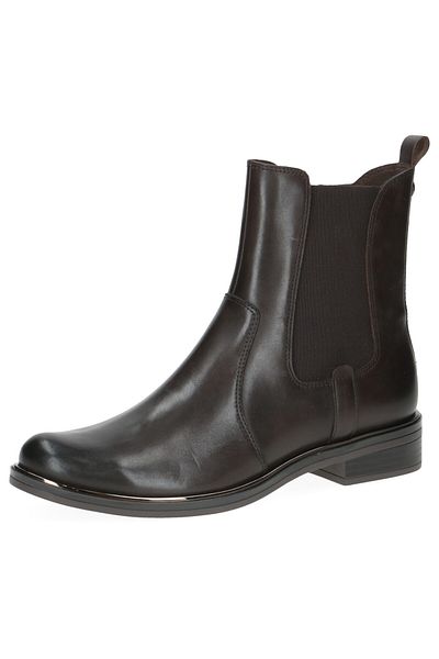 Caprice Damen Elegante Stiefelette G-weite 9-25304-41 Braun 337 Dk Brown Nappa Leder Und Textil Mit Cap Airm
