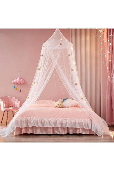 markahil home textile Markahil Beyaz Çift Kişilik Cibinlik&sineklik&gölgelik&...