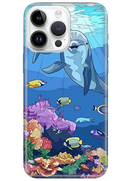 cupcase Apple Iphone 15 Pro Max Esnek Silikon Kamera Koruma 4k Desenli Özel T...