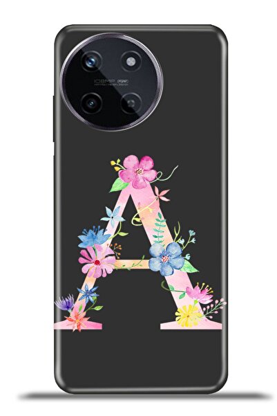 cupcase Realme 11 4g Esnek Uyumlu Silikon Kamera Koruma Kişiye Özel Harfler K...