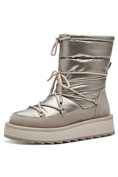 Tamaris Damen Stiefel Stiefel 1-26836-41 Creme 179 Champagne Textil/synthetik Mit Touch-it & Removable Sock