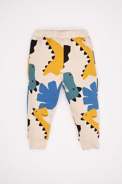 DeFacto Dinosaur Patterned Sweatshirt and Sweatpants Set for Baby Boy - D3933a524wn