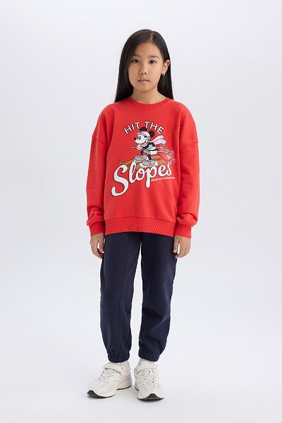 DeFacto Κορίτσια - Basic Jogger Sweatpants με ελαστικό πόδι μέσης και τσέπες D3840A824WN