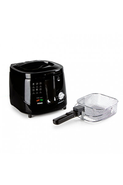 Domo Φριτέζα DO461FR, 1800W, 2,5L, Ρυθμιζόμενος Θερμοστάτης, Μαύρο