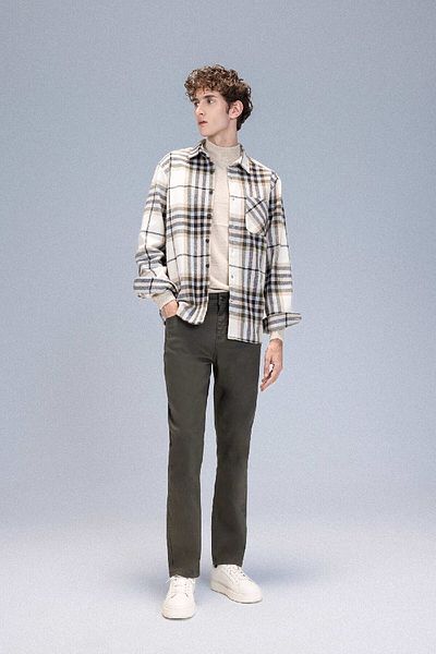 DeFacto Trousers Slim Fit Slim Fit Pocket Narrow Leg C9436Ax24Au