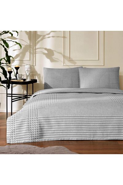 Özdilek Single Unique Gray Ranforce Pike Set