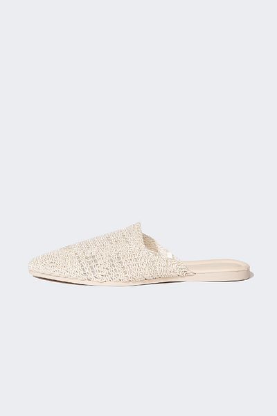 DeFacto Women's Flat Sole Straw Look Slippers D5689Ax24Sm