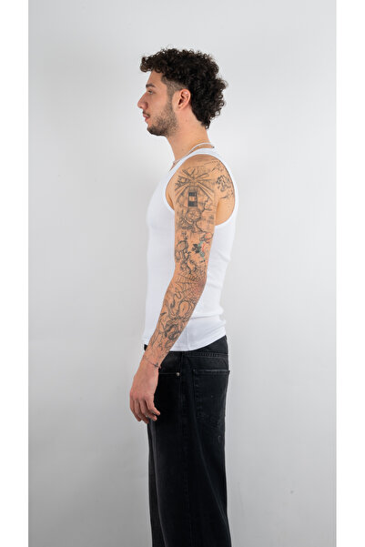 Butik Basic Tank Top Beyaz Atlet