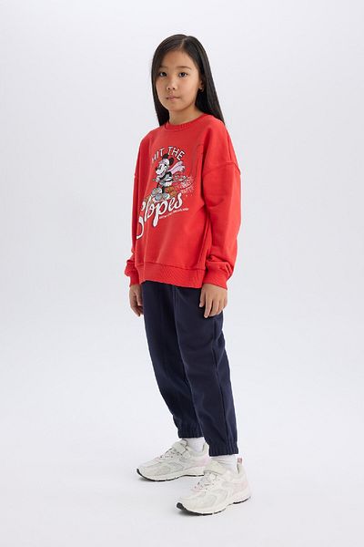 DeFacto Κορίτσια - Basic Jogger Sweatpants με ελαστικό πόδι μέσης και τσέπες D3840A824WN