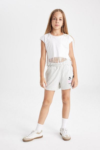 DeFacto Tricou cu mânecă scurtă pentru fetiță D5888a824sp