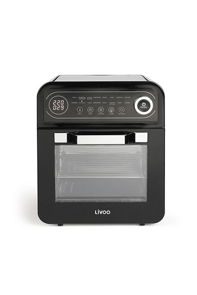 LİVOO Livoo DOC255 Φούρνος-φριτέζα θερμού αέρα, 1600 W, χωρητικότητα 12 L, 16 προγράμματα