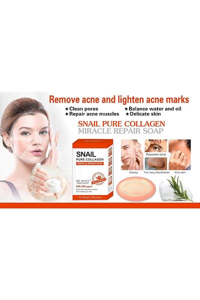 Dr. Davey DR.DAVEY Snail Pure Collagen Miracle Repair Soap