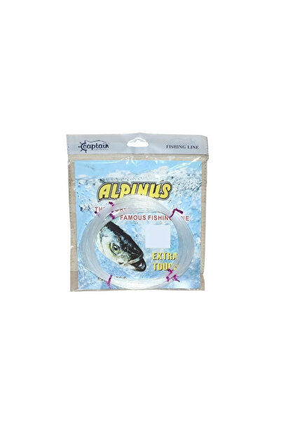 Alpinus Poşet Misina 4x25 Bağlantılı 100mt Beyaz 0.20mm