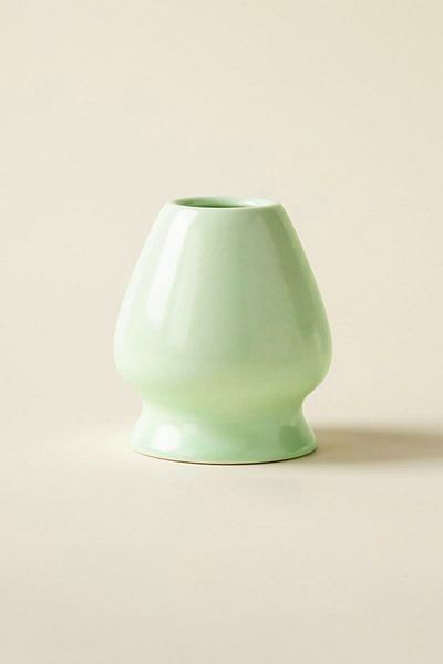 Chavin Ceramic Matcha Tea Brush with Bamboo Whisk Holder and Cave Cin580