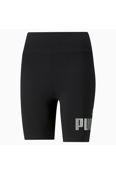 Puma Essentials Γυναικείο μαύρο κοντό κολάν ( 848306 -51)