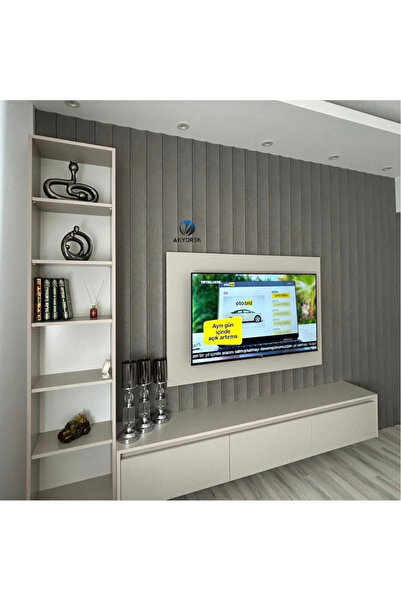 AGT AKYÜREK LB 3821 MODEL SLATE GRİ RENK DEKOR PROFİL DUVAR KAPLAMA PANEL LAMBRİ
