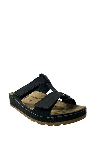 Tuğba Ortopedi S 182009   Women's Black Anatomical Slippers