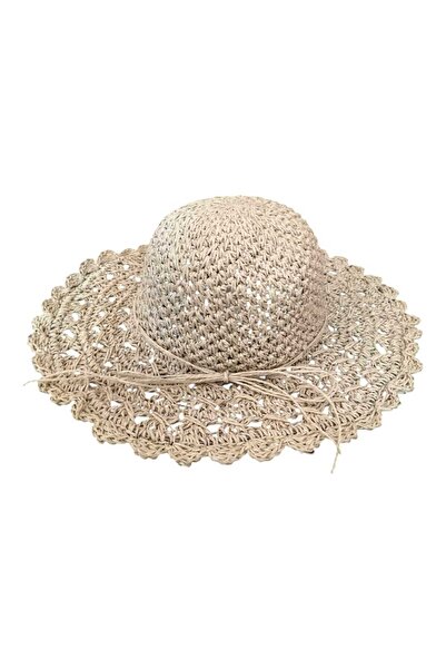Aware Time قبعة فيدورا نسائية منسوجة من القش