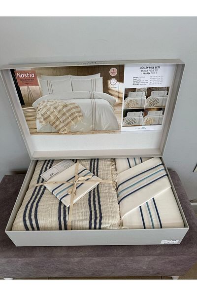 Capital Home Capi̇tal Home 7-Piece Pi̇qued Duvet Cover Set
