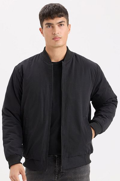 DeFacto Water Repellent Regular Fit - Ελαφρύ μπουφάν Bomber Coat με διπλή τσέπη με φερμουάρ 3168719