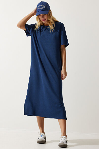 Lovelyİstanbul Φόρεμα - Ναυτικό μπλε - Basic
