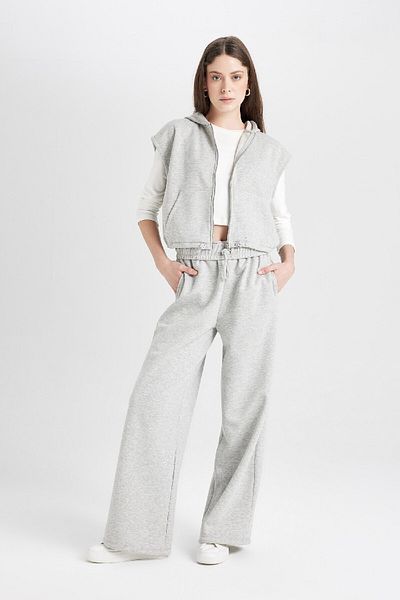 DeFacto Cool Sweatpants with Wide Leg and Elastic Waist Pocket - D6336Ax24Au