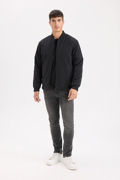 DeFacto Water Repellent Regular Fit - Ελαφρύ μπουφάν Bomber Coat με διπλή τσέπη με φερμουάρ 3168719