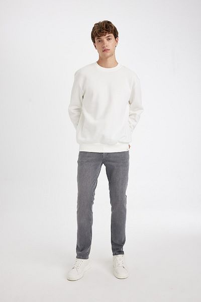 DeFacto Pedro Slim Fit Jeans - κανονική μέση, στενό πόδι D6470ax24au