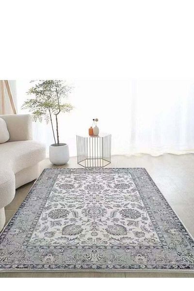 ALMUFARREJ سجادة مستطيلة ناعمة الملمس متعددة الألوان 160×230